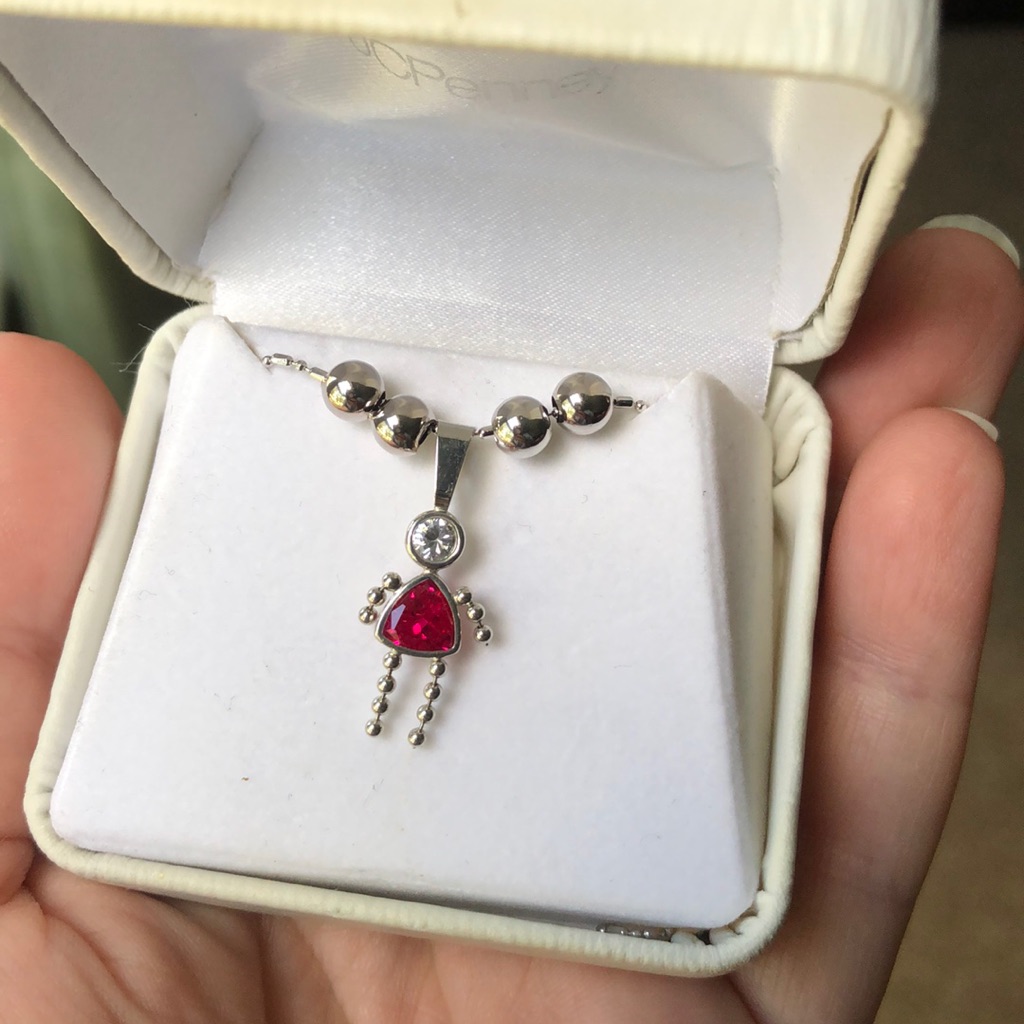 Little Girl Ruby Necklace